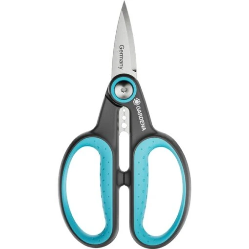 GARDENA Gartenschere HerbCut (grau/türkis, Kräuterschere Mit Entblätterungsfunktion) -Garten Profi Verkauf GARDENA Gartenschere HerbCut@@1890158
