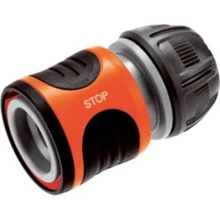 GARDENA Wasserstop 13mm (1/2") - 15mm (5/8"), Schlauchstück (grau/orange)