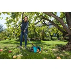 GARDENA Combisystem-Rollsammler 3108-30, Obstpflücker (schwarz/türkis, Mit 130cm Holzstiel) -Garten Profi Verkauf GARDENA combisystem Rollsammler 3108 30 Obstpfl cker@@1288466 5